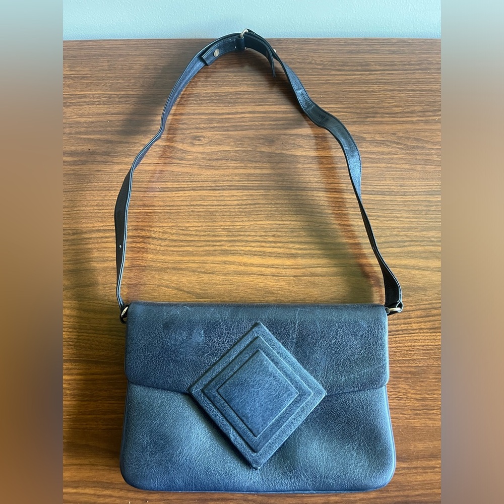 Coblentz Vintage Navy Leather Purse